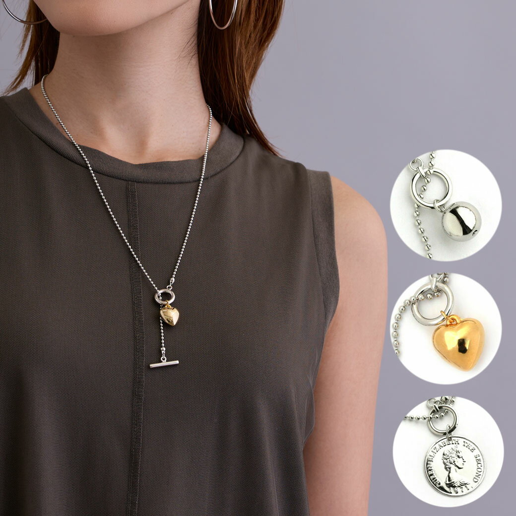 【最大10%OFFクーポン】ロングネックレス 日本製 レディース ラリエット k18gp 大ぶり 人気 Y字 ネック..