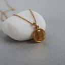 【最大10%OFFクーポン】ネックレス レコイン ディース 日本製 ゴールド 金属アレルギー対応 K18GP mini ペンダント 金貨 オフィス 小ぶり シン...