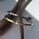 【最大10%OFFクーポン】 バングル レディース 細め サイズ 調整 ブレスレット 日本製 K18GP カット プチプラ おしゃれ 華奢 上品 大人 結婚式 ...