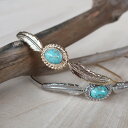 インディアンジュエリー ナバホ族 ”Dave Skeets“ レッドマウンテンターコイズ シルバー バングルINDIAN JEWELRY NAVAJO ”Dave Skeets“ Red Mt.Turquoise Silver Bangle