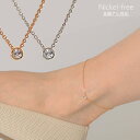 20%OFFクーポン〜7/11 01:59 アンクレット 日本製 K18GP スライドビーズ 1粒 華奢 ゴールド アクセサリー・