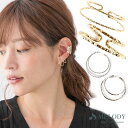 5%OFFクーポンあり! イヤーカフ 日本製 K18GP 大ぶり イヤカフ ニッケルフリー メタル フープ メンズ ゴールド シルバー おしゃれ 人気 20代 ...