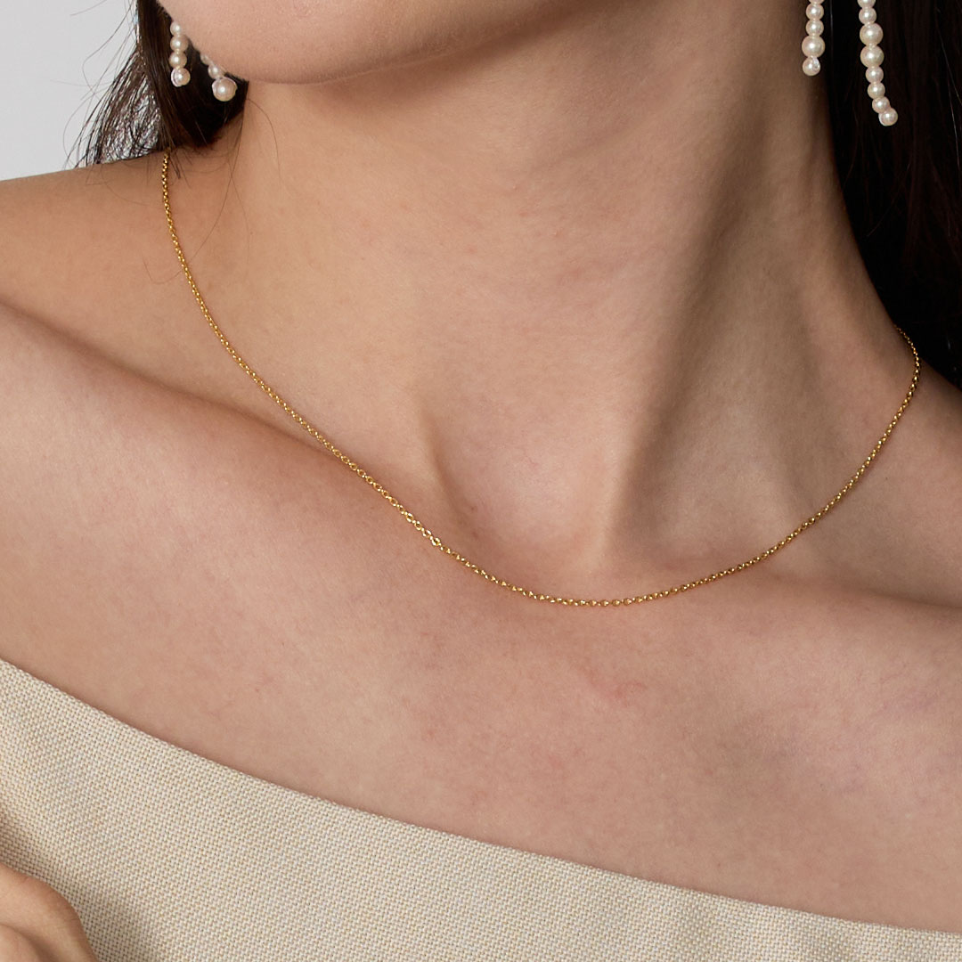 【最大10%OFFクーポン】ネックレス 日本製 チェーンネックレス 小豆チェーン あずきチェーン 鎖 スライドチェーン シルバー925 金属アレルギー対応 ガラ...