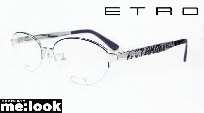 ETRO エトロレディース眼鏡 メガネ フレームET2501J-044-53 度付可シルバー/パープル
