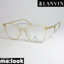 LANVIN　ランバン日本製　made in Japan 眼鏡 メガネ フレームVLB005J-0702-51 度付可シャイニーライトホワイト