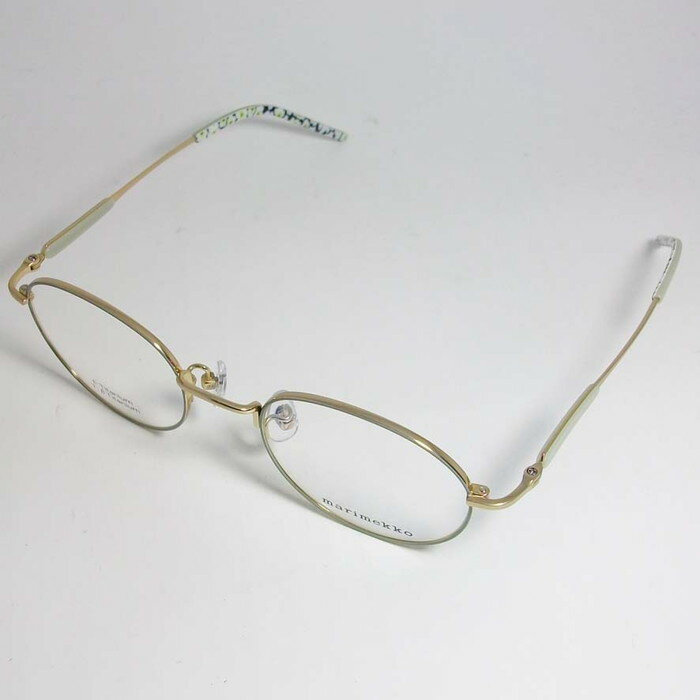 定番人気限定SALE marimekko 眼鏡 メガネ フレーム32-0057-1 サイズ47ライトブラウン：メガネのミルック マリメッコレディース 女性用ラウンド 数量限定安い