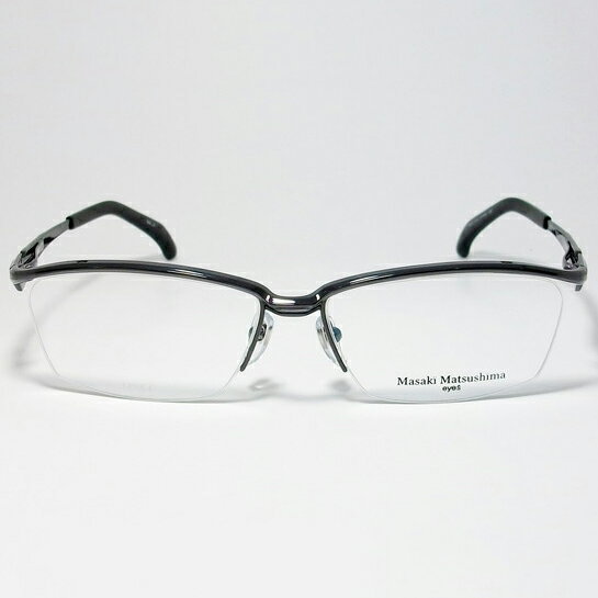 マサキマツシマ Masaki Matsusima 眼鏡 メガネ フレームMF1228-3-58 度付可ガンメタル・ゴールド
