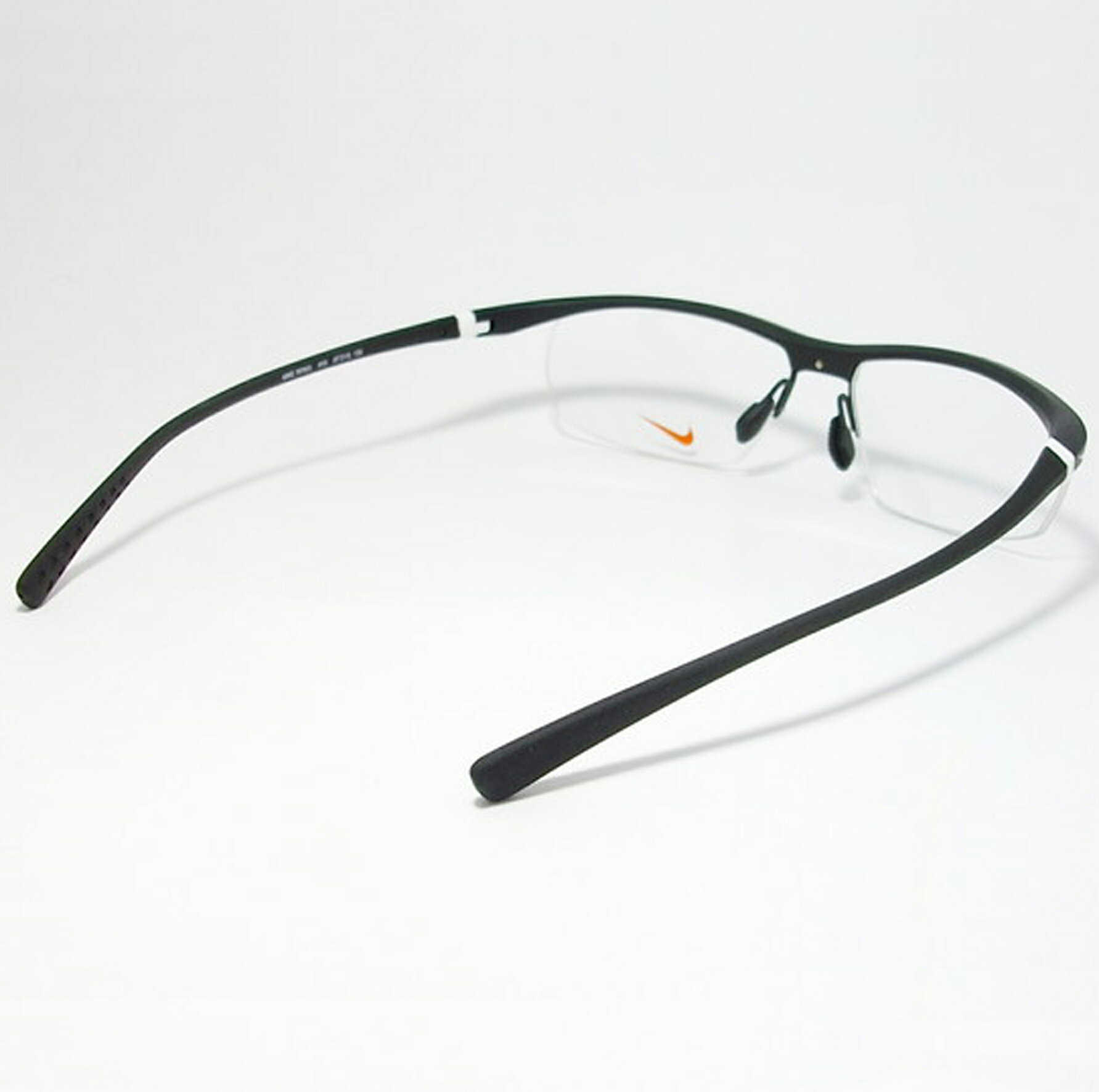 NIKE ナイキVORTEX ボルテックス軽量 スポーツ 眼鏡 メガネ フレーム7070/3-010-57度付可 マットブラック/ホワイト