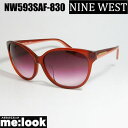 NINE WEST ナインウエスト レディースサングラスNW593SAF-830パールブラウン/ピンクライン