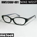 NINE WEST ナインウエスト レディース眼鏡 メガネ フレーム サングラスNW5138AF-001-53 度付可ブラックリビジョン製レンズでお好きなサングラス作成可能