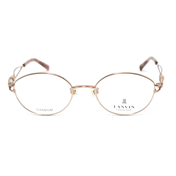 LANVIN ランバン日本製 made in Japan男女兼用 眼鏡 メガネ フレーム サングラスVLC573J-0373-50 度付可シャイニーオレンジリビジョン製レンズでお好きなサングラス作成可能 2