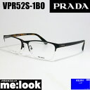 プラダ メガネ メンズ PRADA プラダ眼鏡 メガネ フレーム クラシックVPR52S-1BO-55 度付可マットブラック