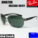 RayBan レイバン RB3386-00471-67サングラス ティアドロップガンメタル RB3386-004/71-67