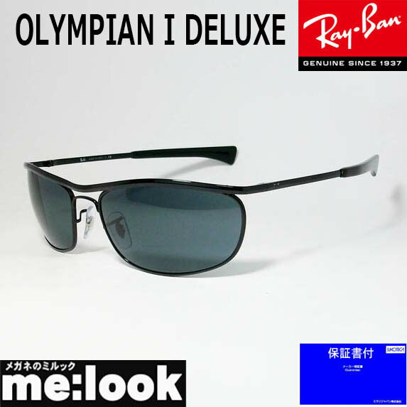 RayBan レイバン RB3119M-002R5-62OLYMPIAN I DELUXEオリンピアン アイ デラックス サングラスブラック ダークグレイRB3119M-002/R5-62