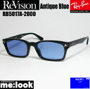 ReVision リビジョン X RayBan レイバンライトカラーサングラス眼鏡 メガネ フレームRB5017A-2000-REABL-52降谷建志着用モデルRX5017A-2000-REABL-52 ブラックアンティークブルー