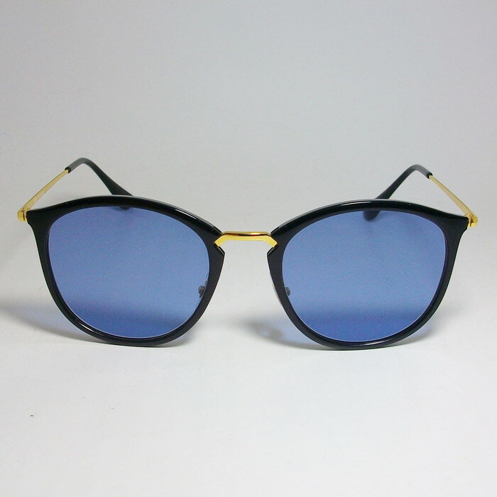 ReVision リビジョン x RayBan レイバンボストン ネオクラシック サングラスRB7140-2000-REABL-49RX7140-2000-REABL-49ブラック ゴールド アンティークブルー