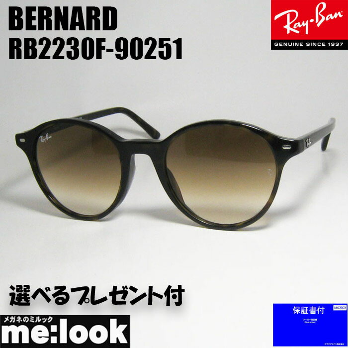 RayBan レイバン RB2230F-90251BERNARD バーナードラウンド サングラスハバナ RB2230F-902/51