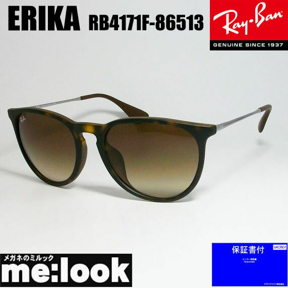 RayBan レイバン RB4171F-86513-54サングラスERIKA エリカマットブラウンデミ RB4171F-865/13-54