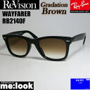 ReVision リビジョン x RayBan レイバングラデーションブラウン サングラスRB2140F-GBR 52サイズWAYFARER ウェイファーラーブ...