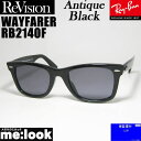 ReVision リビジョン x RayBan レイバンアンティークブラック サングラスRB2140F-REABK 54サイズWAYFARER ウェイファーラー...