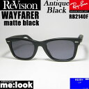 ReVision リビジョン x RayBan レイバンアンティークブラック サングラスRB2140F-S-REABK 52サイズWAYFARER ウェイファー...