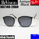 ReVision リビジョン x RayBan レイバンボストン ネオクラシック サングラスRB7140-2000-REABK-51RX7140-2000-RE...
