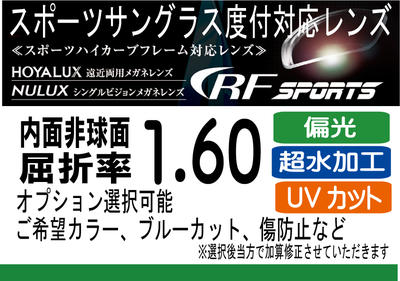 ニュールックスRF167センシティ2・サンテック　調光レンズ　可視光調光　HOYA　ホヤ　内面非球面レンズ　カーブ対応可　1.67　メガネ　レンズ交換用　2枚1組　1本分　他店購入フレームOK