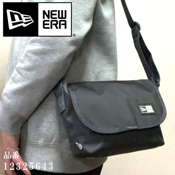 初回offクーポン有り NEWERA ニューエラ ショルダーバッグ Shoulder bag mini ショルダーバッグミニ 3.5L 斜めがけ かっこいい ショルダー メンズ レディース ミニ ロゴ バッグ メッセンジャーバッグ グラファイト ダークグレー 通勤 通学 アウトドア 12325643