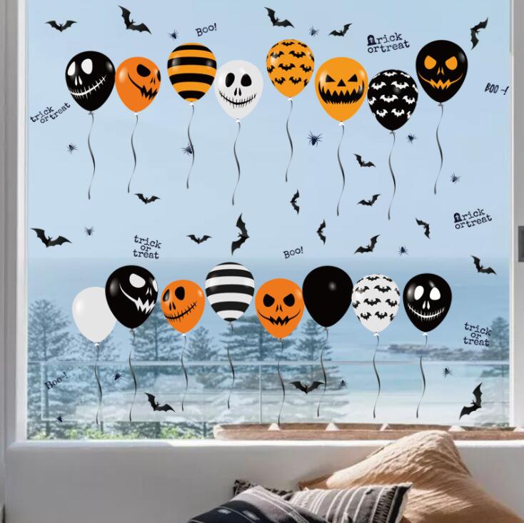 リモートハロウィン!可愛いウォールステッカーやバルーンの飾りつけ