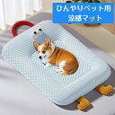 ペットベッド 夏用 冷感ペットマット 中型犬 大型犬 接触涼感ペットベッド 夏ひんやり 犬ベッド 猫ベッド 涼しい ネコベッド クーション ふわもこ 冷感ベッド...