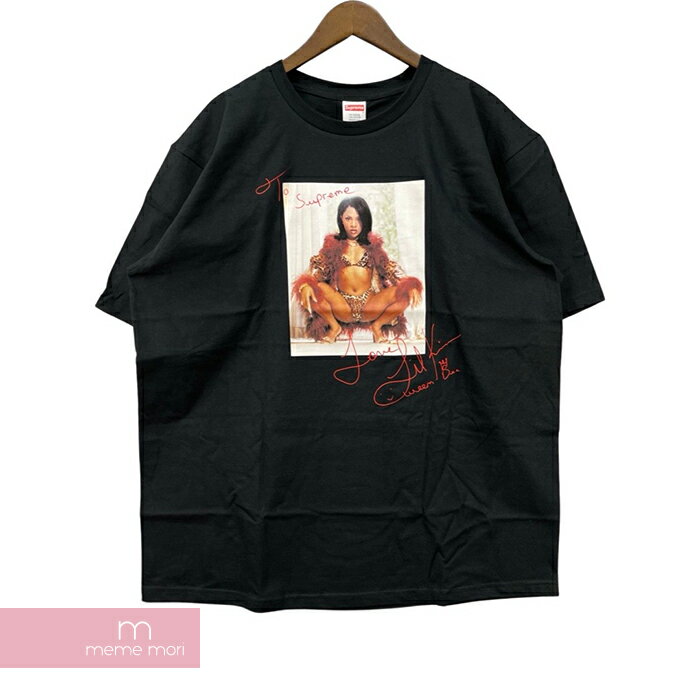 Supreme 2022SS Lil Kim Tee シュプリーム リルキムTシャツ 半袖カットソー フォトプリント ブラック サイズL 【220525】【新古品】【me04】