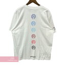 CHROME HEARTS Multicolor Back Horseshoe Tee クロムハーツ マルチカラーバックホースシューTシャツ 半袖カットソー ポケT バックプリント ホワイト サイズL 