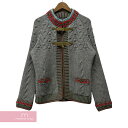 【BIG PRICE OFF】CHANEL Salzburg Cardigan P52015K06681 シャネル ザルツブルグカーディガン ニット 切替 グレー サイズ44 【231116】【中古-A】【me04】