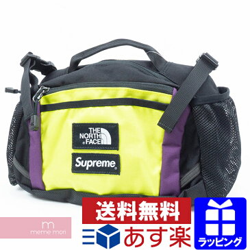 【全品15%OFF&クーポン！11/3まで】Supreme×THE NORTH FACE 2018AW Expedition Waist Bag シュプリーム×ノースフェイス エクスペディションウエストバッグ イエロー×パープル×ブラック サイズ7L プレゼント ギフト【190720】【gs】