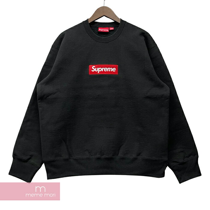 Supreme 2022AW Box Logo Crewneck Black シュプリーム ボックスロゴクルーネック スウェットシャツ トレーナー ブラック 【221218】【新古品】【me04】