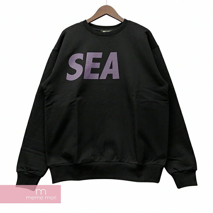 WIND AND SEA 2022AW SEA Crew Neck Black-D.Violet WDS-O-SEA-23-Q2-CS-01 ウィンダンシー シークルーネック ブラック-ダークバイオレット スウェット トレーナー ロゴプリント ブラック サイズL【230918】【新古品】【me04】のサムネイル