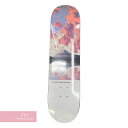 APRIL SKATEBOARDS 2019AW Yuto Horigome FUJI 8 エイプリル スケートボード 堀米雄斗 フジ 8インチ スケートボードデッキ スケボー 板 インテリア ホワイト×ピンク【220209】【新古品】【me04】