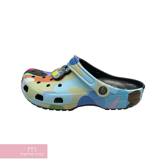 Kaikai Kiki Takashi Murakami×Crocs 2019AW ComplexCon Limited Classic Clog 206699-90H カイカイキキ 村上隆×クロックス COMPLEX CON限定 クラシッククロッグ サンダル ジビッツ カモフラ マルチカラー サイズUS6 (24cm) 【220708】【新古品】【me04】