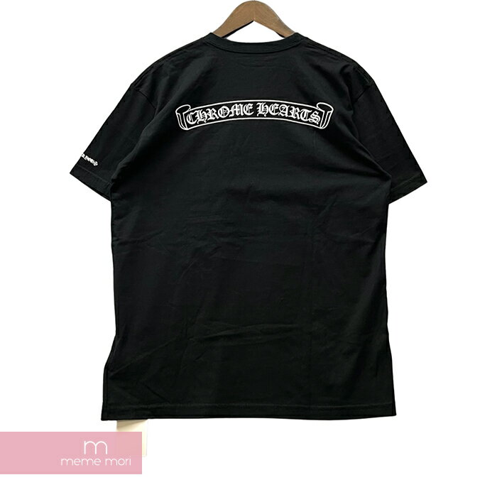 BIG PRICE OFFCHROME HEARTS Back Scroll Tee ϡ ХåץT Ⱦµåȥ ݥT ֥å XL240517ۡ-Aۡme04