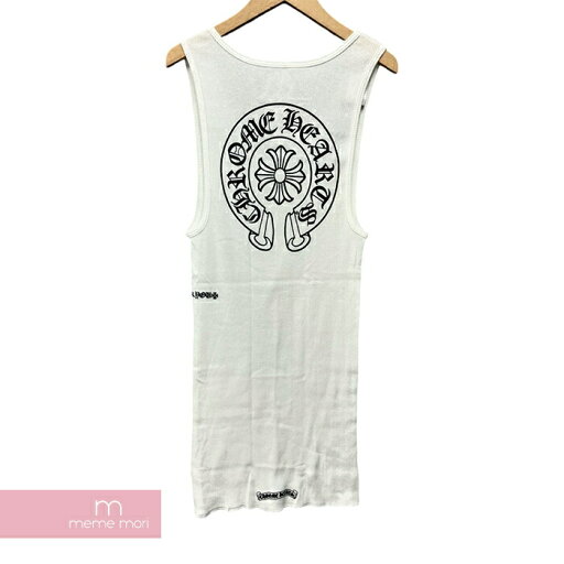 CHROME HEARTS Horseshoe Tank Top クロムハーツ ホースシュータンクトップ ロゴプリント ホワイト サイズXL【250709】【新古品】 CHROME HEARTS Horseshoe Tank Top クロムハーツ ホースシュータンクトップ ロゴプリント ホワイト サイズXL【250709】【新古品】