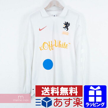 OFF-WHITE×NIKE 2018SS Football Collection Football Jersey Home オフホワイト×ナイキ フットボールホームジャージ ポロシャツ ロンT ホワイト サイズS プレゼント ギフト【190226】【新古品】