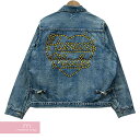 HUMAN MADE 2023SS Storm Cowboy Denim Jacket Type1968 HM25JK022 ヒューマンメイド ストームカウボーイデニムジャケット タイプ1968 ブルゾン トラッカージャケット バックプリント 刺繍 ウォッシュ加工 インディゴ サイズXL【230830】【新古品】【me04】