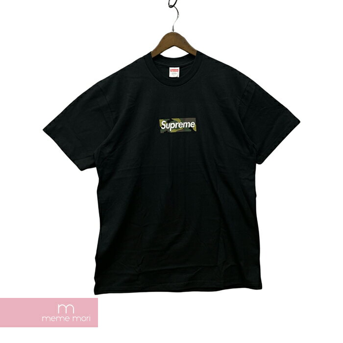 Supreme 2023AW Box Logo Tee Black シュプリーム ボックスロゴTシャツ ブラック 半袖カットソー 迷彩 Camo Box ブラック サイズL 【240312】【新古品】【me04】