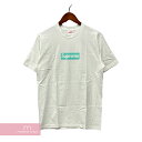 【BIG PRICE OFF】Supreme × TIFFANY&Co. 2021AW Box Logo Tee シュプリーム×ティファニー ボックスロゴTシャツ 半袖カットソー バックロゴプリント ホワイト サイズS 【240226】【中古-A】【me04】