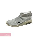 【BIG PEICE OFF】FEAR OF GOD×NIKE AIR FEAR OF GOD Moccasin Pure Platinum フィアオブゴッド×ナイキ エアフィアオブゴッドモカシン ピュアプラチナム スニーカー シューズ 靴 ブラック サイズUS8.5(26.5cm) 【240308】【中古-C】【me04】