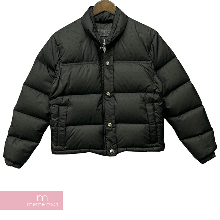 【BIG PRICE OFF】CHROME HEARTS CHplus Stiff Ladies Down Jacket クロムハーツ CHplus スティッフレディースダウンジャケット ブルゾン ダガージップ クロスボールボタン ブラック サイズS 【240324】【新古品】【me04】