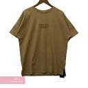 KITH × nonnative 2017AW CLERK S/S TEE NN-KITH-C004 キス×ノンネイティブ クラークS/STシャツ 半袖カットソー ロゴプリント ブラウン サイズ1 