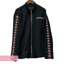 CHROME HEARTS×MATTY BOY Zipup Track Jacket クロムハーツ×マッティボーイ ジップアップトラックジャケット チョンパー ダガージップ サイドライン Matt DiGiacomo ブラック サイズL 【240414】【中古-A】【me04】