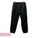 GIORGIO ARMANI Nylon Stitch Pant ジョルジオ アルマーニ ナイロン ステッチパンツ ナイロンパンツ ホワイトステッチボタンフライ ネイビー サイズ28 【240422】【中古-A】【me04】