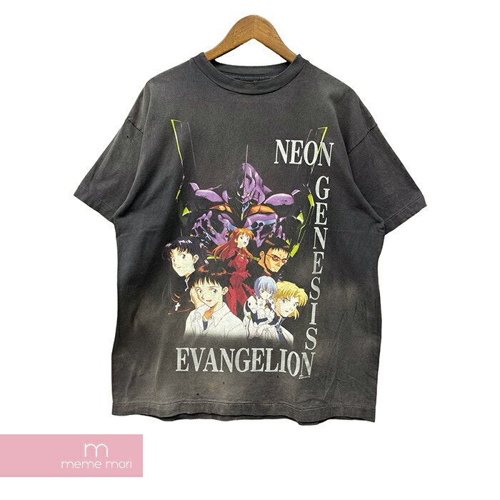 SAINT Mxxxxxx  EVANGELION 2024SS NEON Short Sleeve Tee SM-YS8-0000-C24 ȥޥߥ󥲥ꥪ ͥ󥷥硼ȥ꡼T Ⱦµåȥ  ơù 饹ȥץ ֥å M240503ۡڿʡۡme04